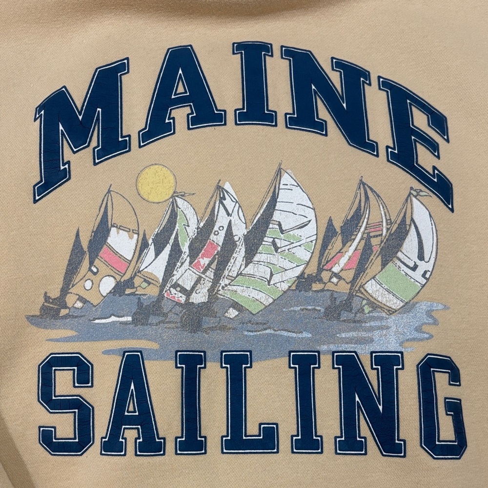 Abercrombie & Fitch Tan Maine Sailing Sweatshirt - Picture 4 of 4